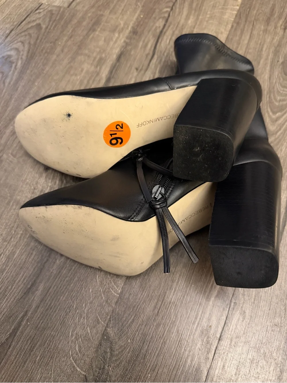 Rebecca Minkoff boots heels size
